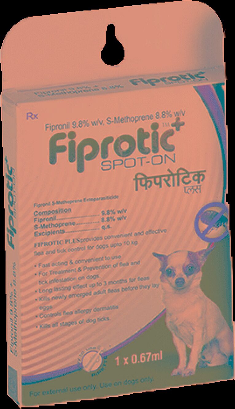 

All4pets Fiprotic Spot On 0 67ml(For Dogs Upto 10kg)
