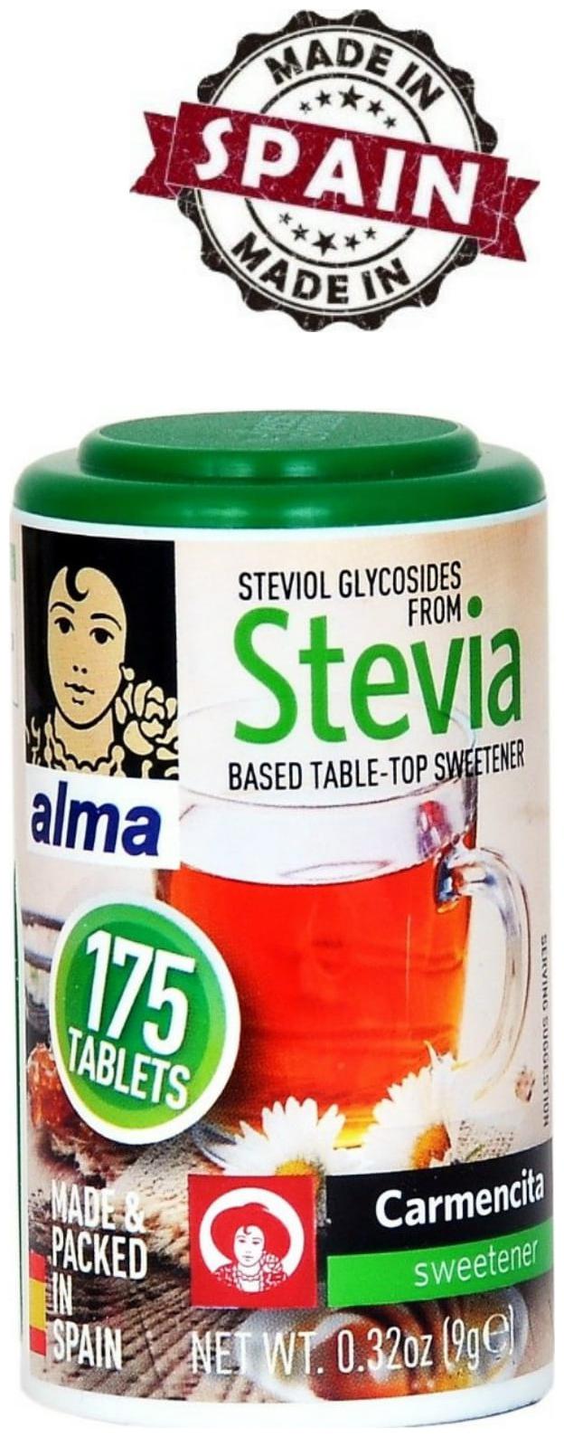 

Alma 175 Stevia Sugar free tablets (Made Packed In Spain) Natural Sweetener Sugarfree