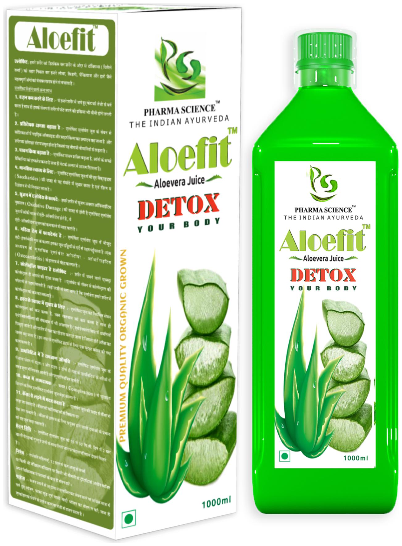 

AloeFit Aloevera Juice With Fiber (Sugar Free) 1 L