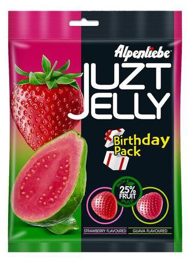 

Alpenliebe Juzt Jelly - Assorted Flavour Birthday Pack 266g
