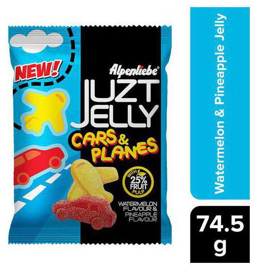 

ALPENLIEBE Juzt Jelly - Assorted Flavour Cars Planes 74 5 g