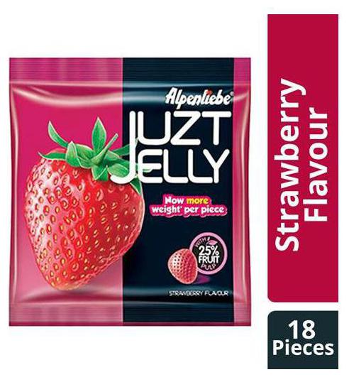 

ALPENLIEBE Juzt Jelly - Strawberry Flavour 68 4 g (18 pcs)