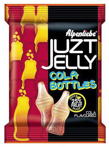 

Alpenliebe Juzt Jelly - Cola Bottle 72 8 g (26 pcs)