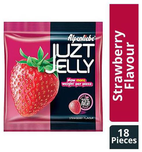 

ALPENLIEBE Juzt Jelly - Strawberry Flavour 68 4 g (18 pcs)