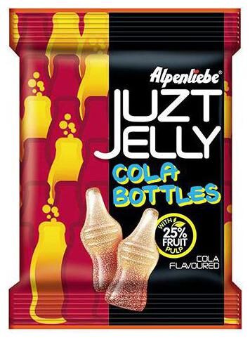 

Alpenliebe Juzt Jelly - Cola Bottle 72 8 g (26 pcs)
