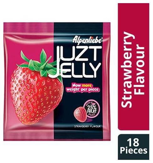 

ALPENLIEBE Juzt Jelly - Strawberry Flavour 68 4 g (18 pcs)