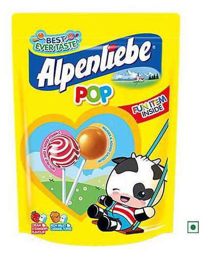 

ALPENLIEBE Lollipop - Assorted Flavours With Toy Inside 40 g (5 unit x 8 g each)