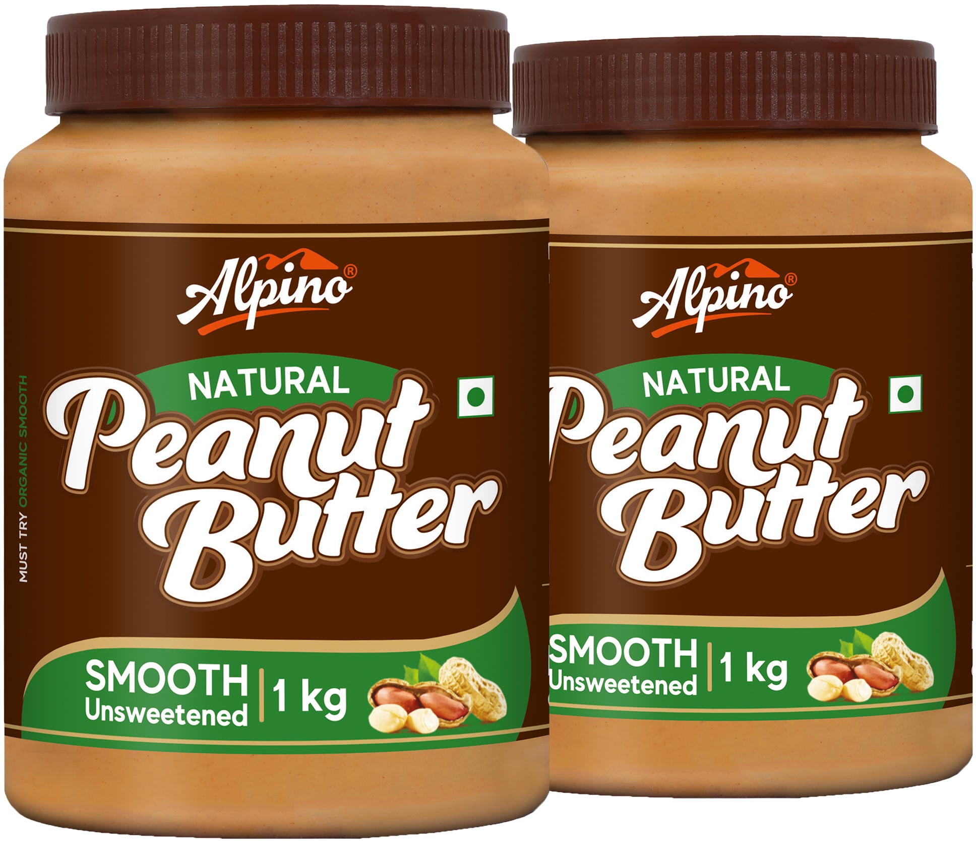 

Alpino Natural Peanut Butter Smooth 1kg (Pack Of 2)