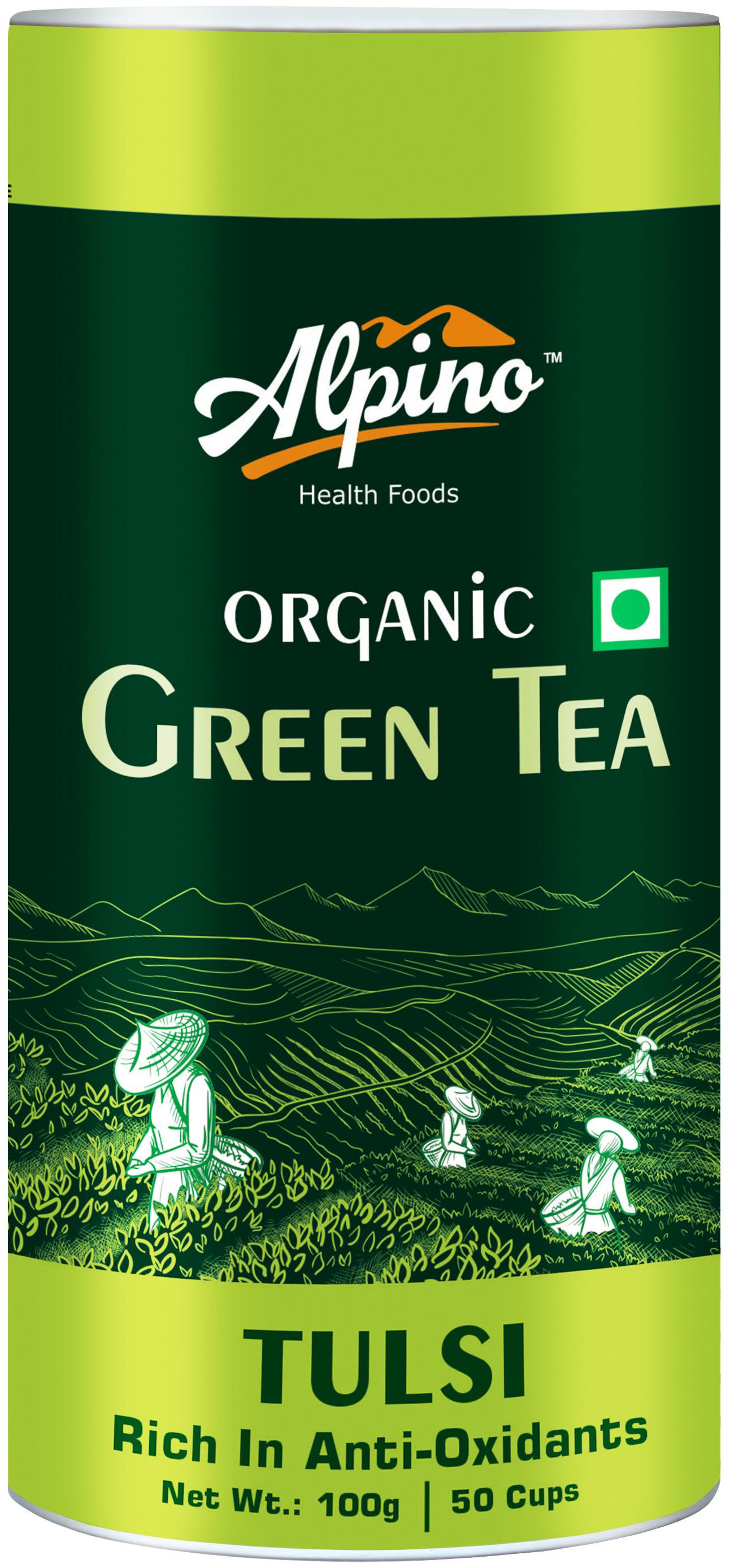

Alpino Organic Tulsi Green Tea 100 g (Pack of 1)