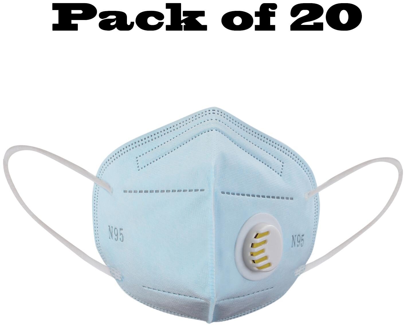 

Altek Anti Pollution Activate N95 Face Mask Sky Blue (Pack of 20)