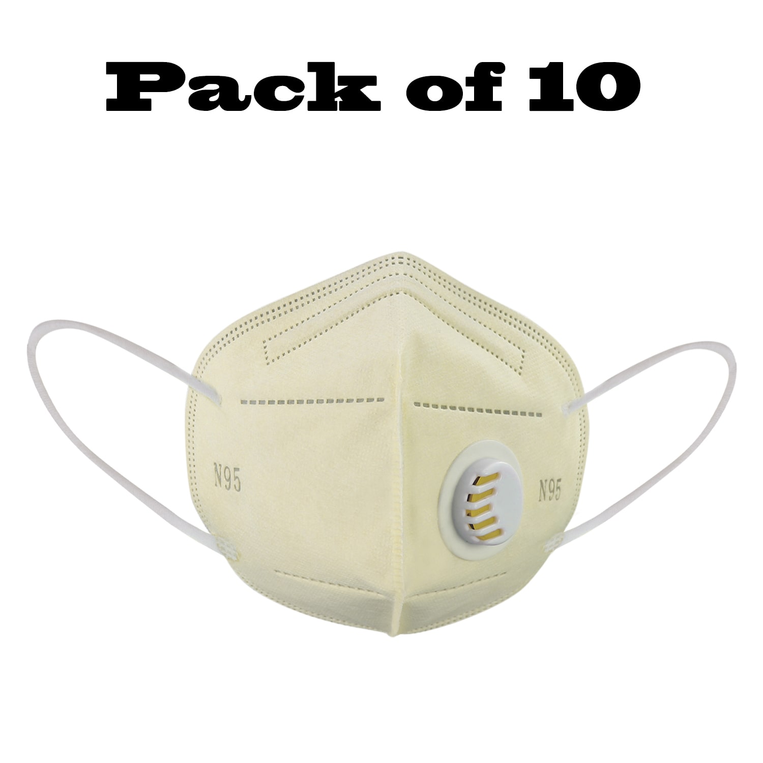 

Altek Anti Pollution Activate N95 Face Mask Yellow (Pack of 10)