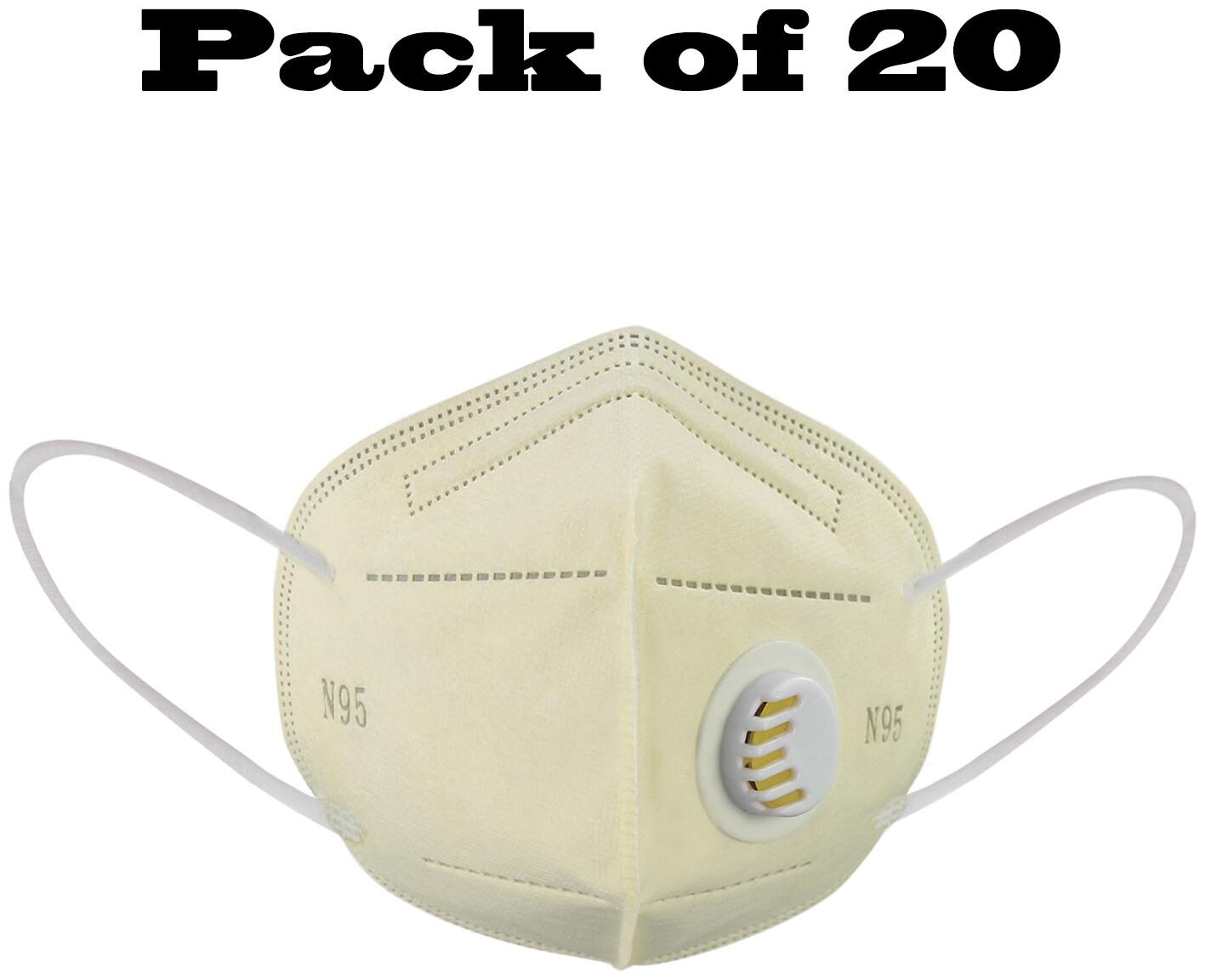 

Altek Anti Pollution Activate N95 Face Mask Yellow (Pack of 20)
