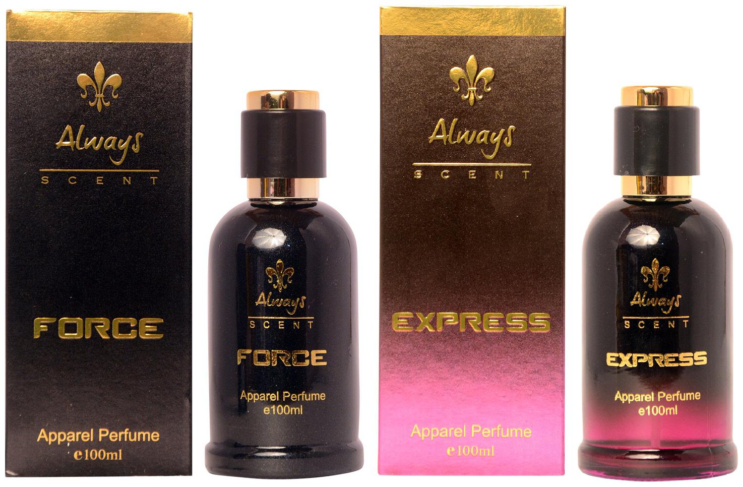 

Always Perfumes Express 100ml Force Eau De Perfumes For Men Women 100ml (Pack of 2)