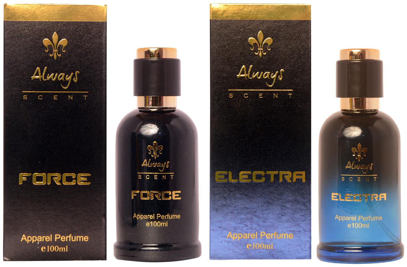 

Always Perfumes Electra 100ml Force Eau De Perfumes For Men Women 100ml (Pack of 2)