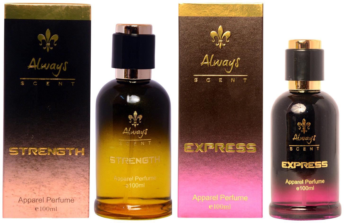

Always Perfumes Express 100ml Strenght Eau De Perfumes For Men Women 100ml (Pack of 2)