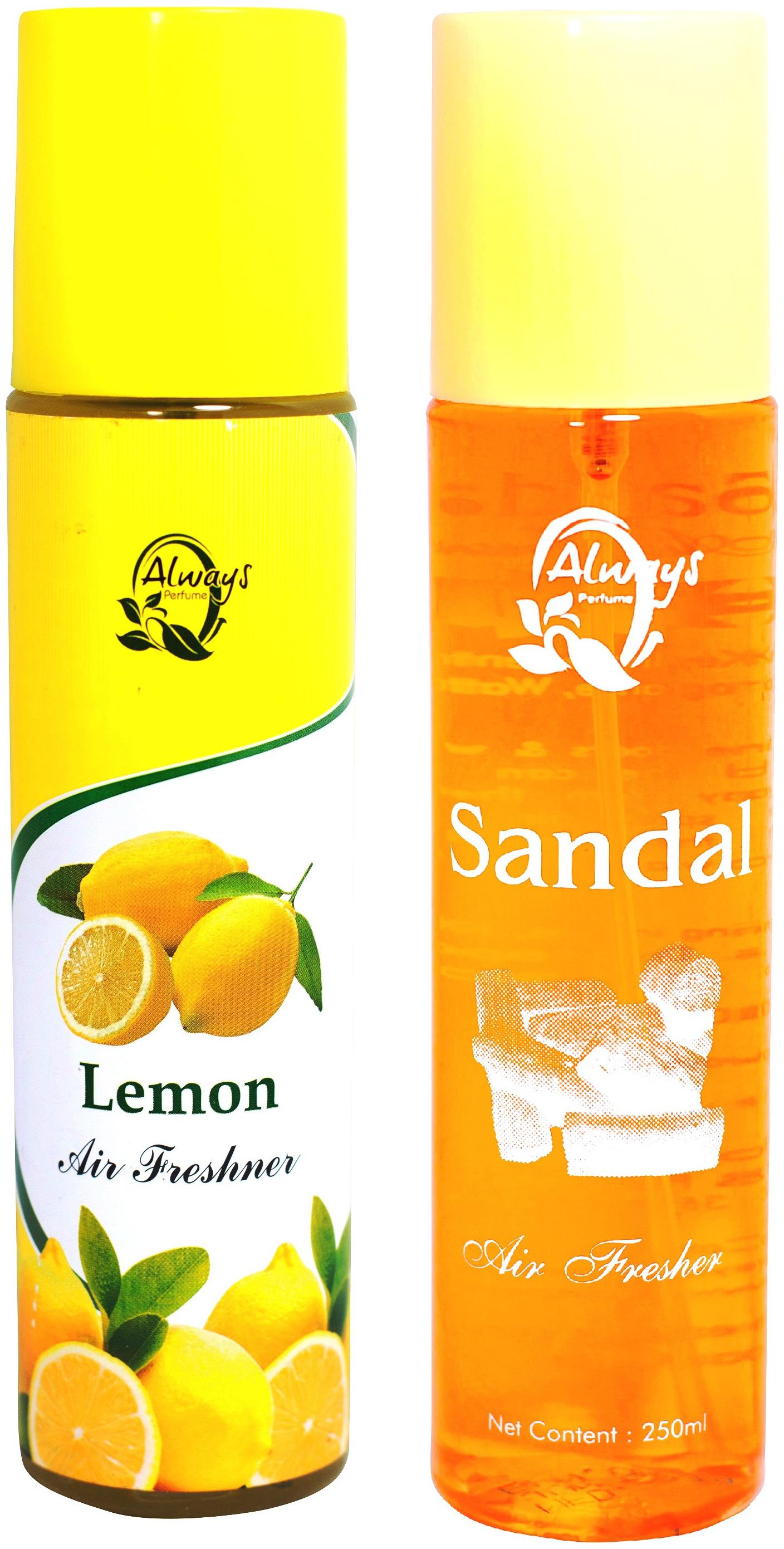 

Always Perfumes Sandal Lemon Premium Air Freshener 250ml (Pack Of 2)