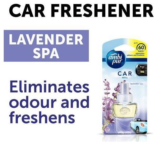 

Ambi pur Car Air Freshener Refill - Lavender Spa 7 5 ml