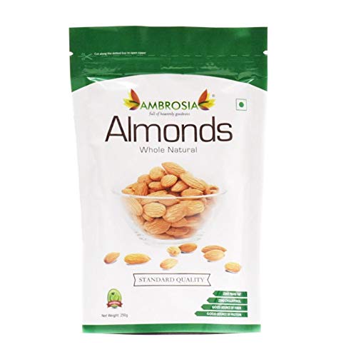 

Ambrosia California Almonds 250 g ( Pack of 1)
