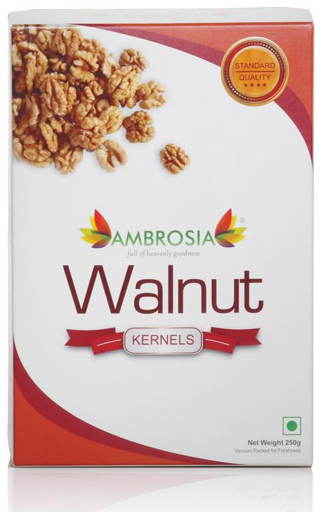 

Ambrosia Standard Walnut Kernels 250 g (Pack of 4)