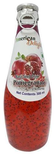 

American Delight Basil Drink - Pomegranate Flavored 300 ml