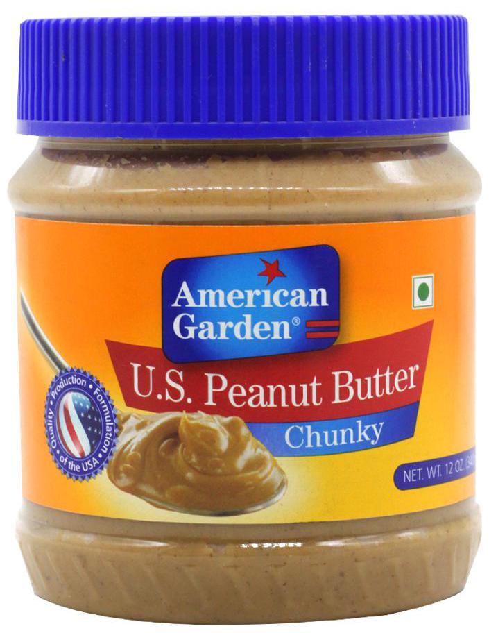 

American Garden Peanut Butter - Chunky 340 g