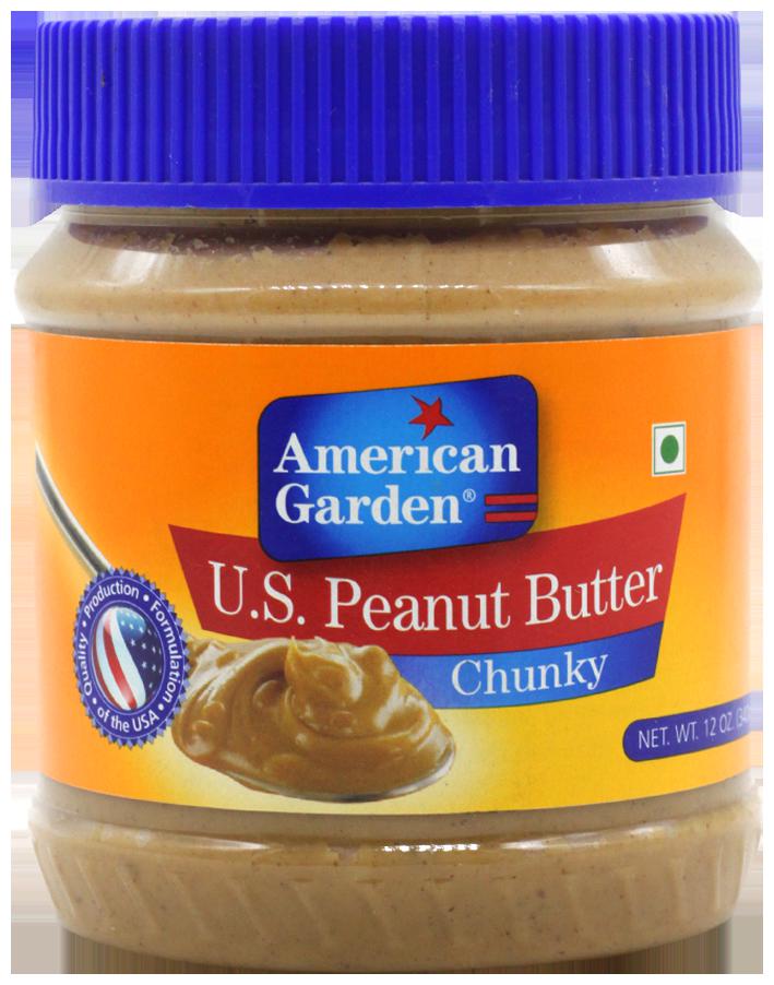 

American Garden Peanut Butter - Chunky 340 g
