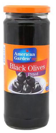 

American Garden Olives Pitted - Black 450g