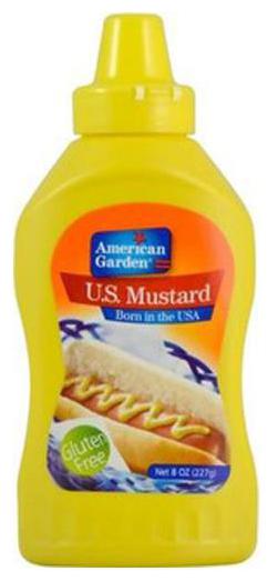 

American Garden Easy Squeeze - Yellow Mustard 227 g
