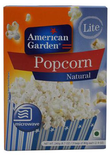 

American Garden Microwave Popcorn - Lite 240 g
