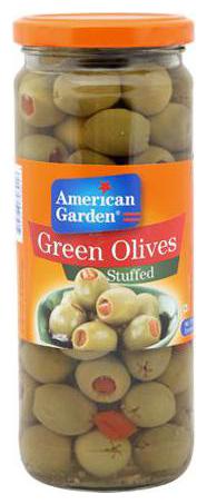 

American Garden Olives Stuffed - Green 450g