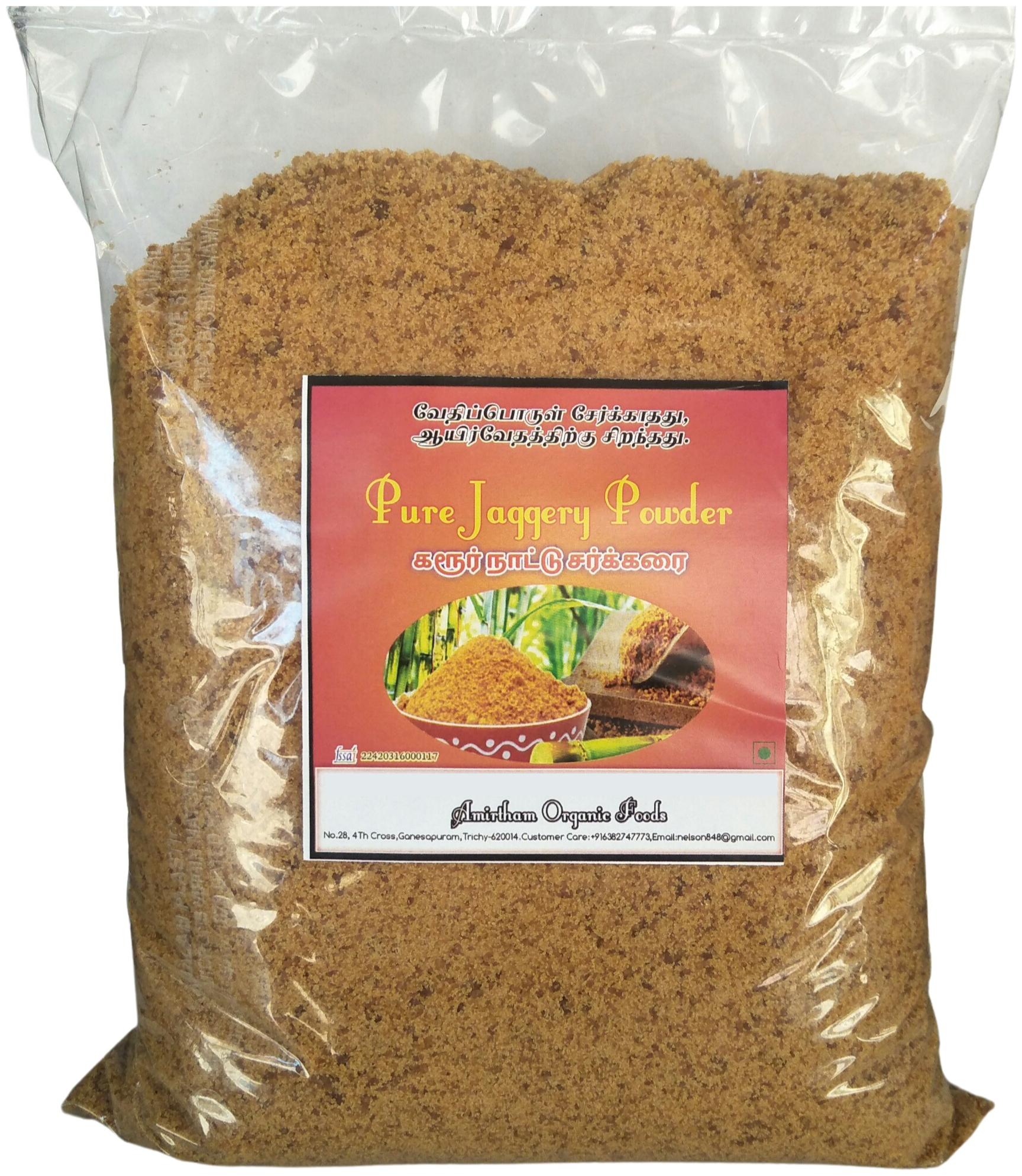 

Amirtham Organic Foods Pure Jaggery Powder 400g