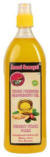 

Ammi Samayal Groundnut Oil - Wood Pressed Edible 1 L