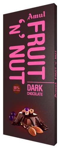 

Amul Fruit N Nut Dark Chocolate 55 Rich In Cocoa 150 g