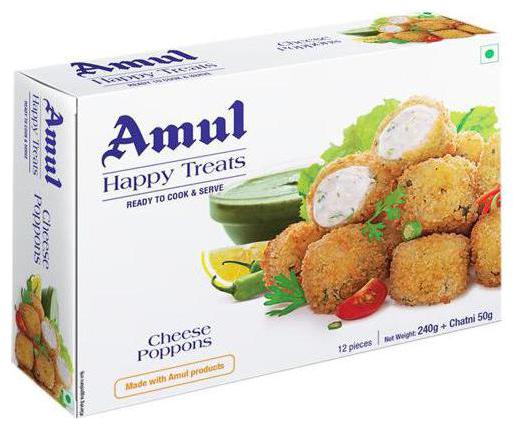 

Amul Happy Treats Ready to Cook Serve - Cheese Poppons 300 g