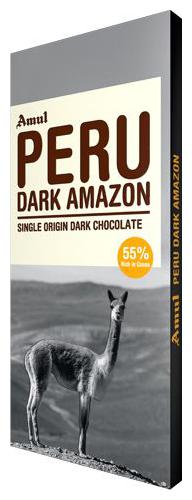 

Amul Peru Dark Amazon Single Origin Dark Chocolate 55 125 g