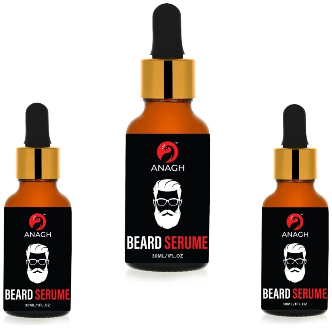 

ANAGH Beard Oil Beard Growth Hair Oil Serum For Men - 30ml (Pack of 3)