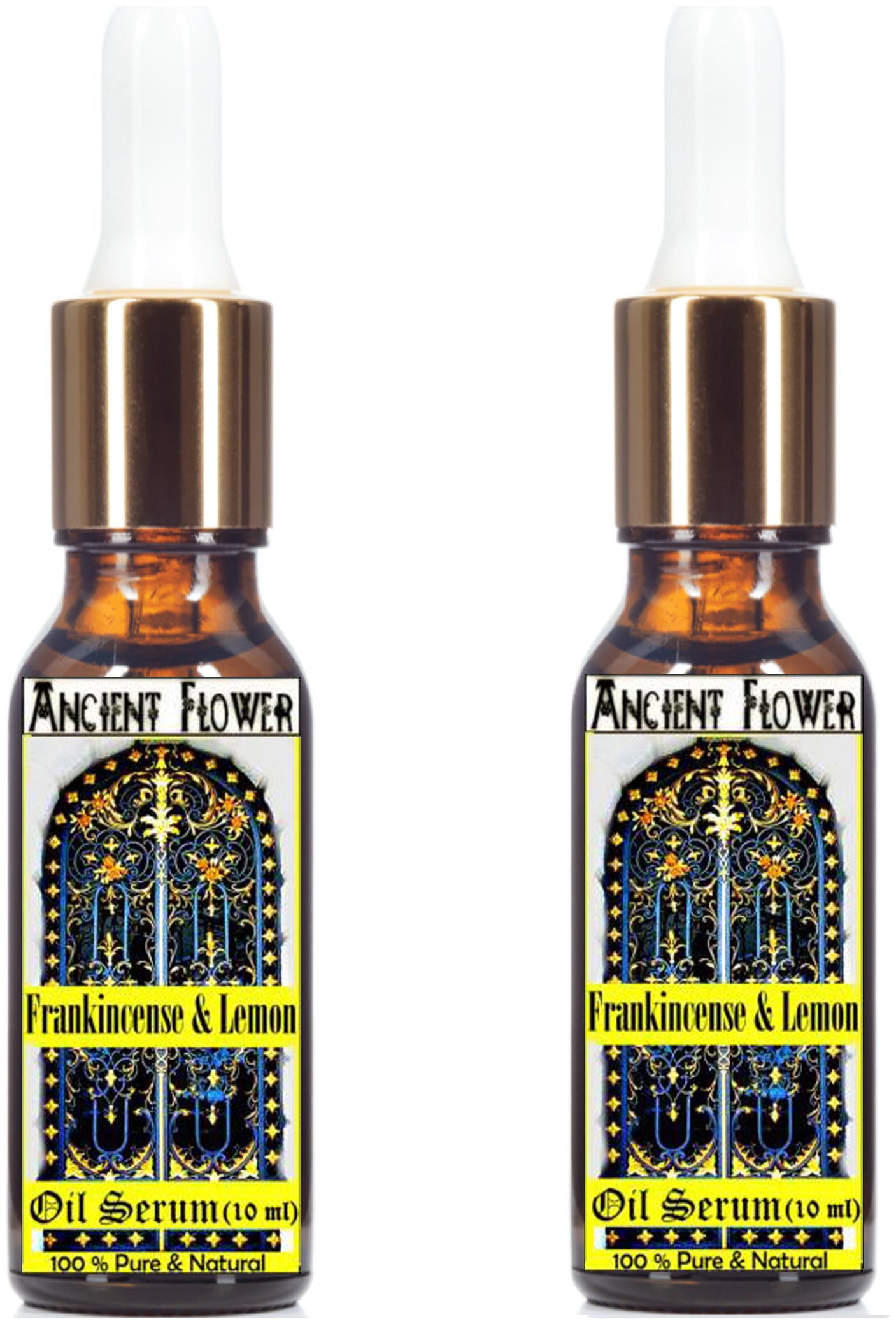 

Ancient Flower - Frankincense and Lemon Oil In Serum (10 ml)combo (Pack of 2)