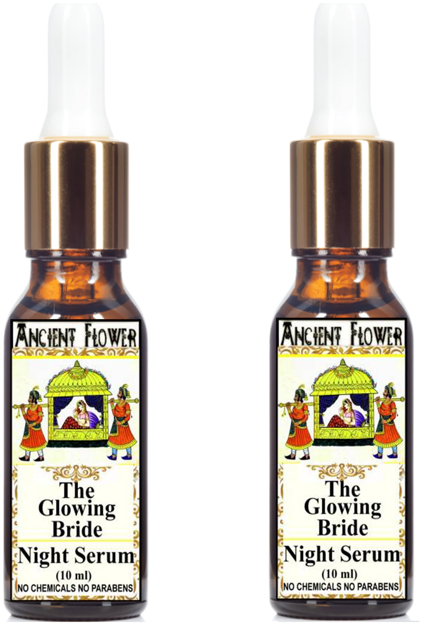 

Ancient Flower Glowing Bride Night Face Serum 10 ml Combo (Pack Of 2)