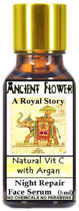 

Ancient Flower A Royal story Natural Vitamin C With Argan Night Repair Face Serum 5 ml (Pack Of 1)