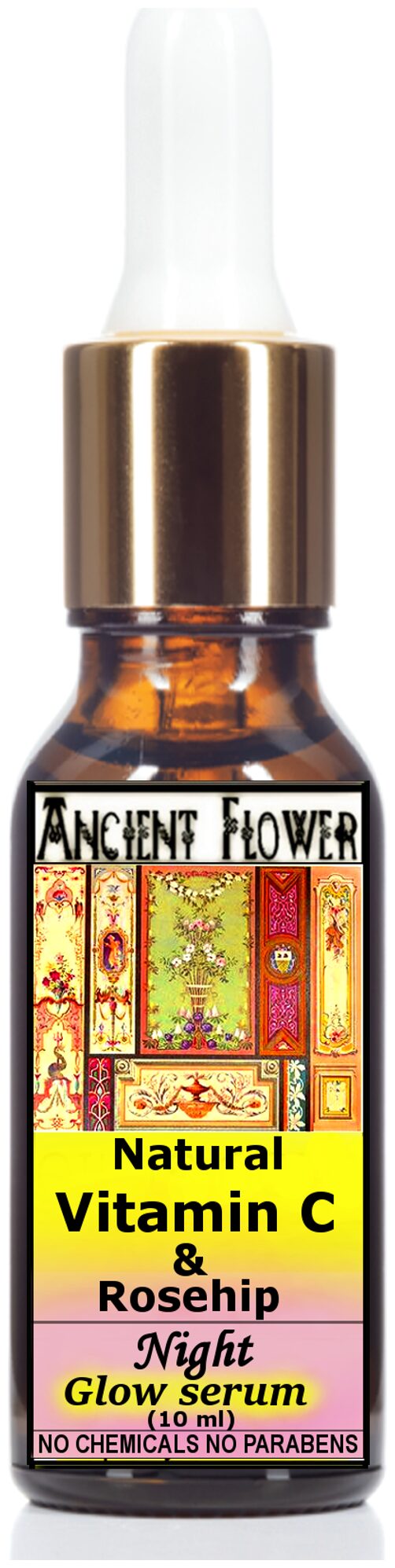 

Ancient Flower Natural Vitamin C and Rosehip Night Glow Serum 10 ml (Pack of 1)
