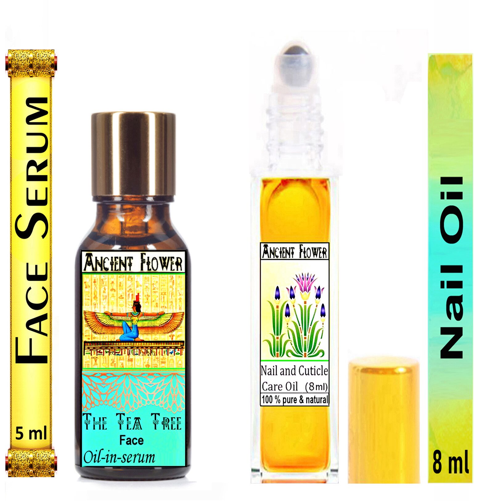 

Ancient Flower - Tea Tree Day - Face Serum Nail Cuticle Care Oil (5ml 8 ml)