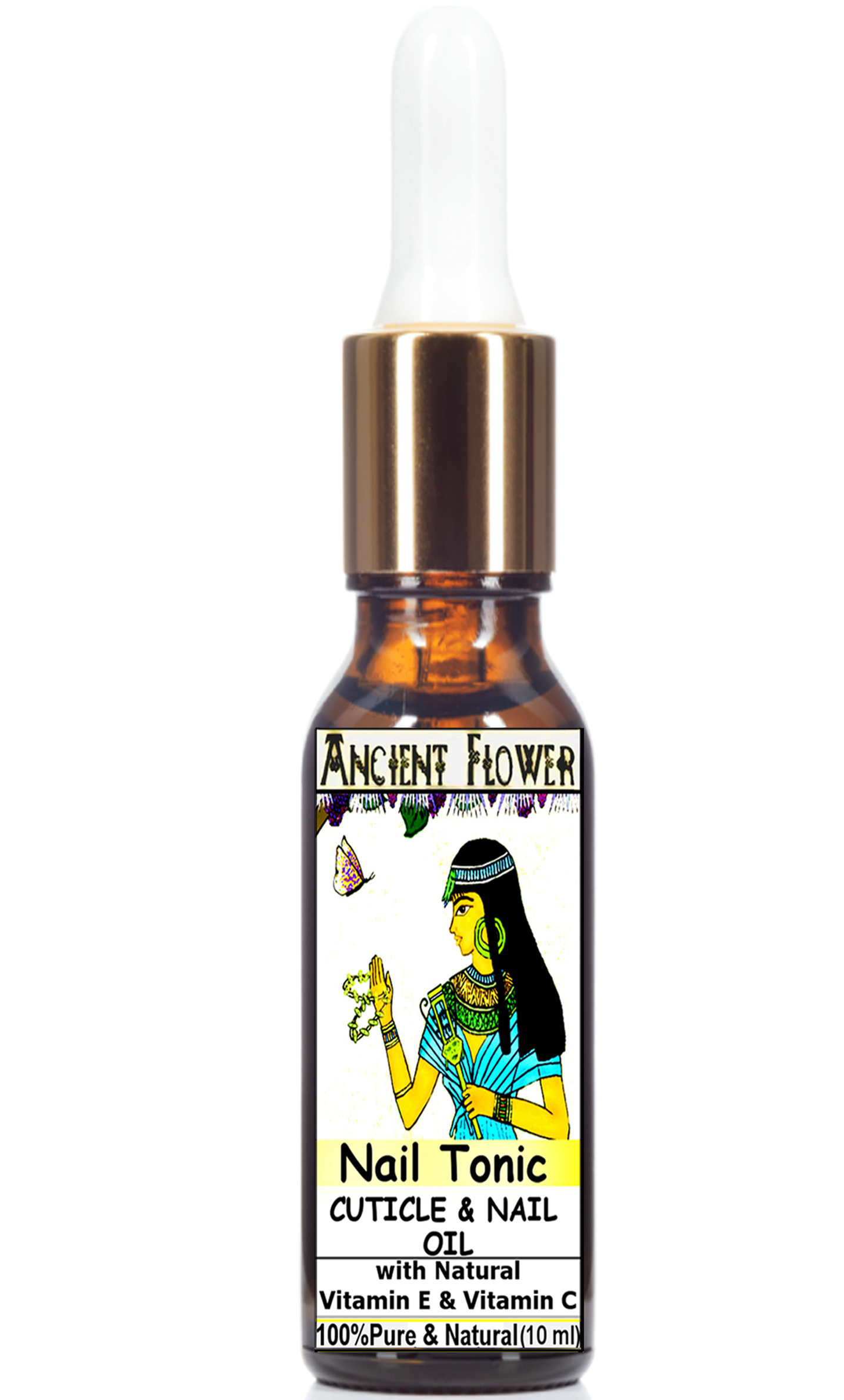 

Ancient Flower - Nail Tonic - Cuticle Nail Care Oil - 10 ml (Pack Of 1)