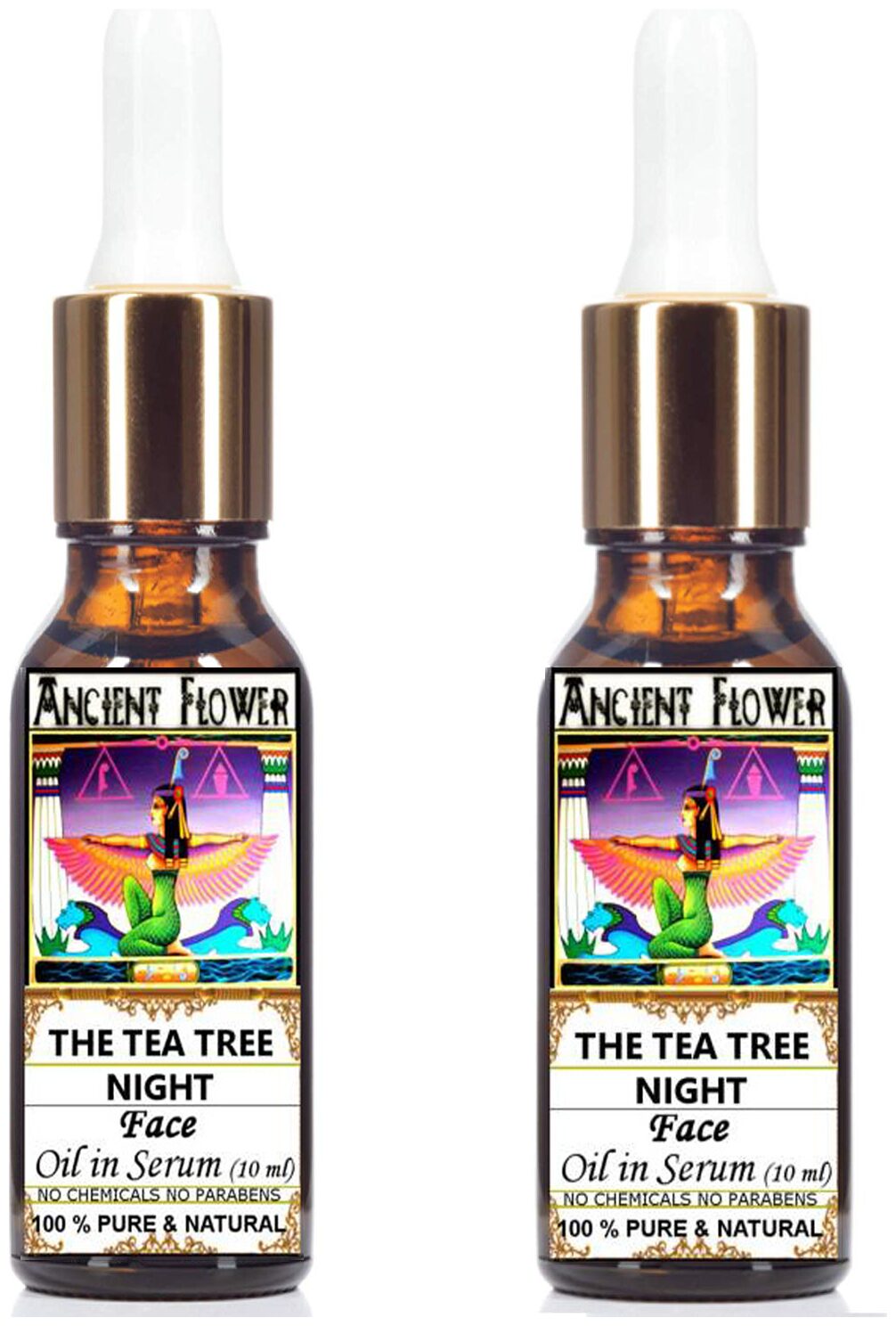 

Ancient Flower - The Tea Tree Night - Face Oil In Serum (10 ml)combo (Pack of 2)