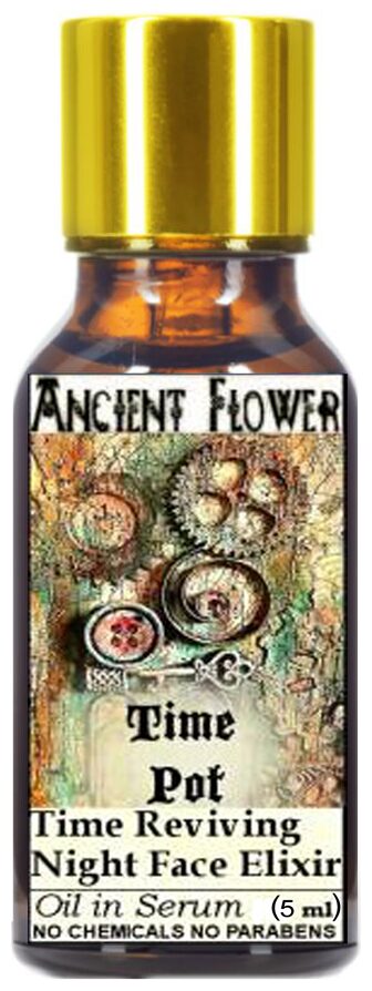 

Ancient Flower - Time Pot - Anti Ageing - Night Face Elixer - Oil In Serum (5 ml)