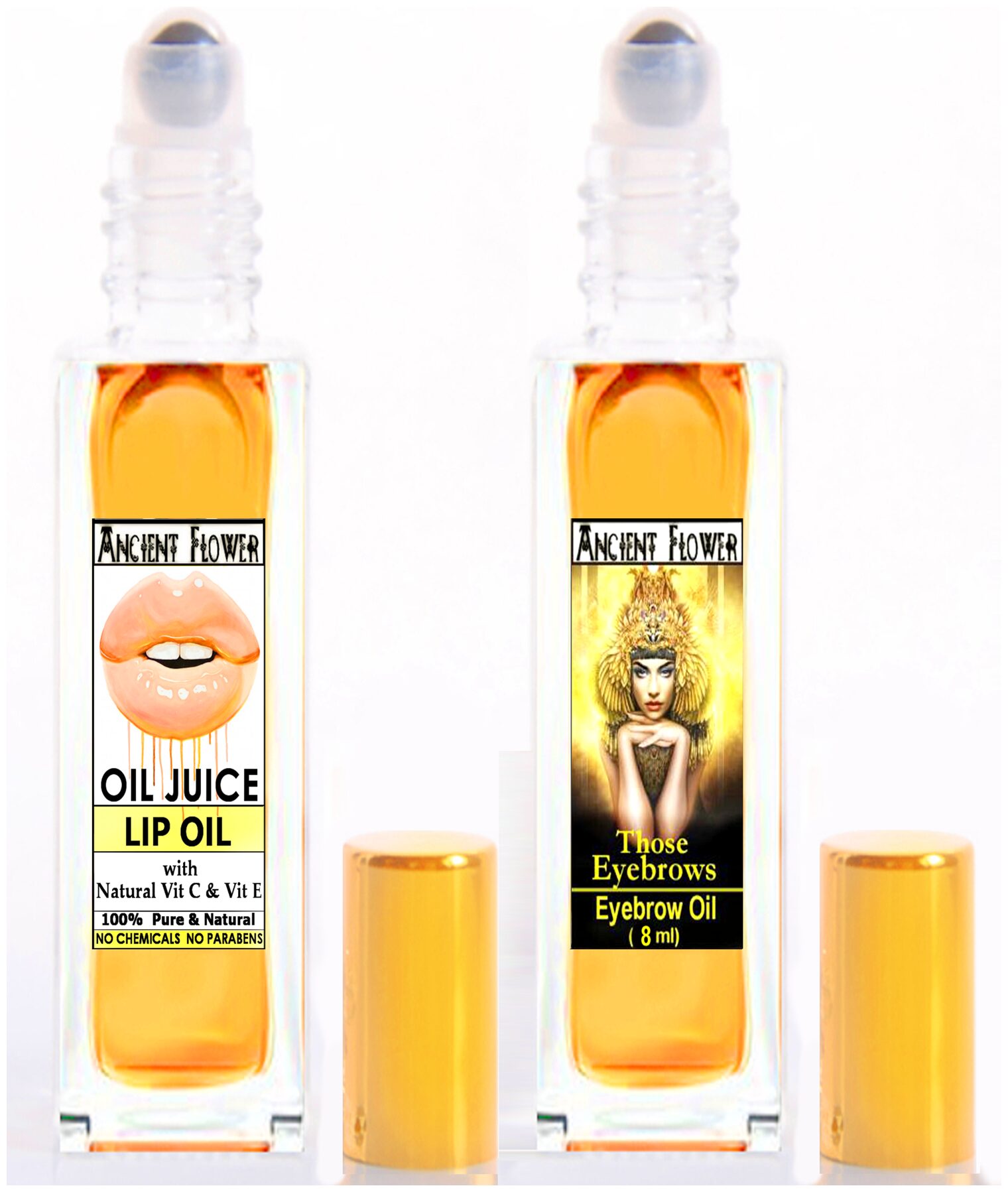 

Ancient Flower - Oil Juice Lip Oil Those Eyebrows Hair Oil 8ml (Pack of 2)