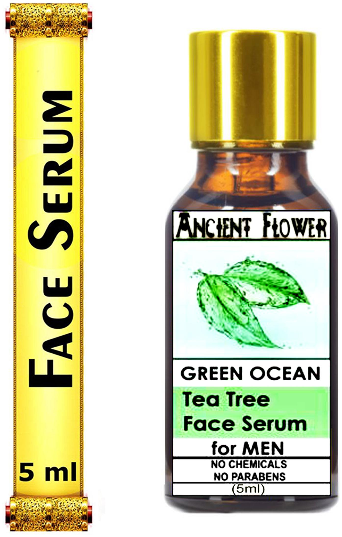 

Ancient Flower - Green Ocean - Tea Tree Face Serum For Men (5 ml)