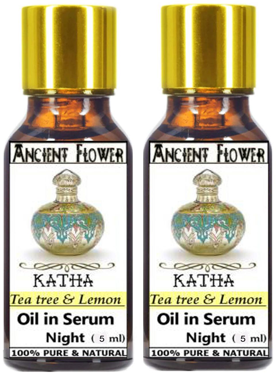 

Ancient Flower Katha Tea Tree and Lemon Oil In Serum Night 5 ml Combo (Pack Of 2)