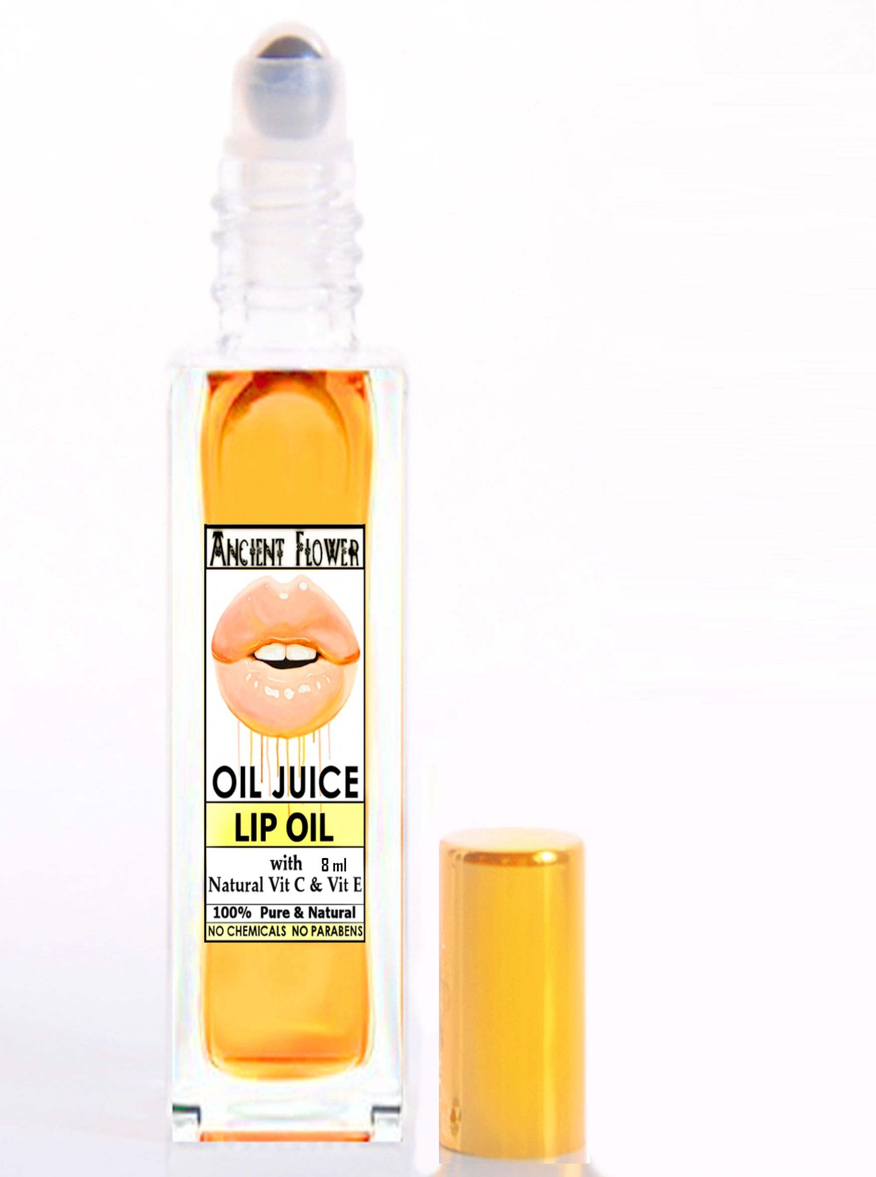 

Ancient Flower Oil Juice Lip Oil With natural Vitamin C Vitamin E Lip Oil (8ml)