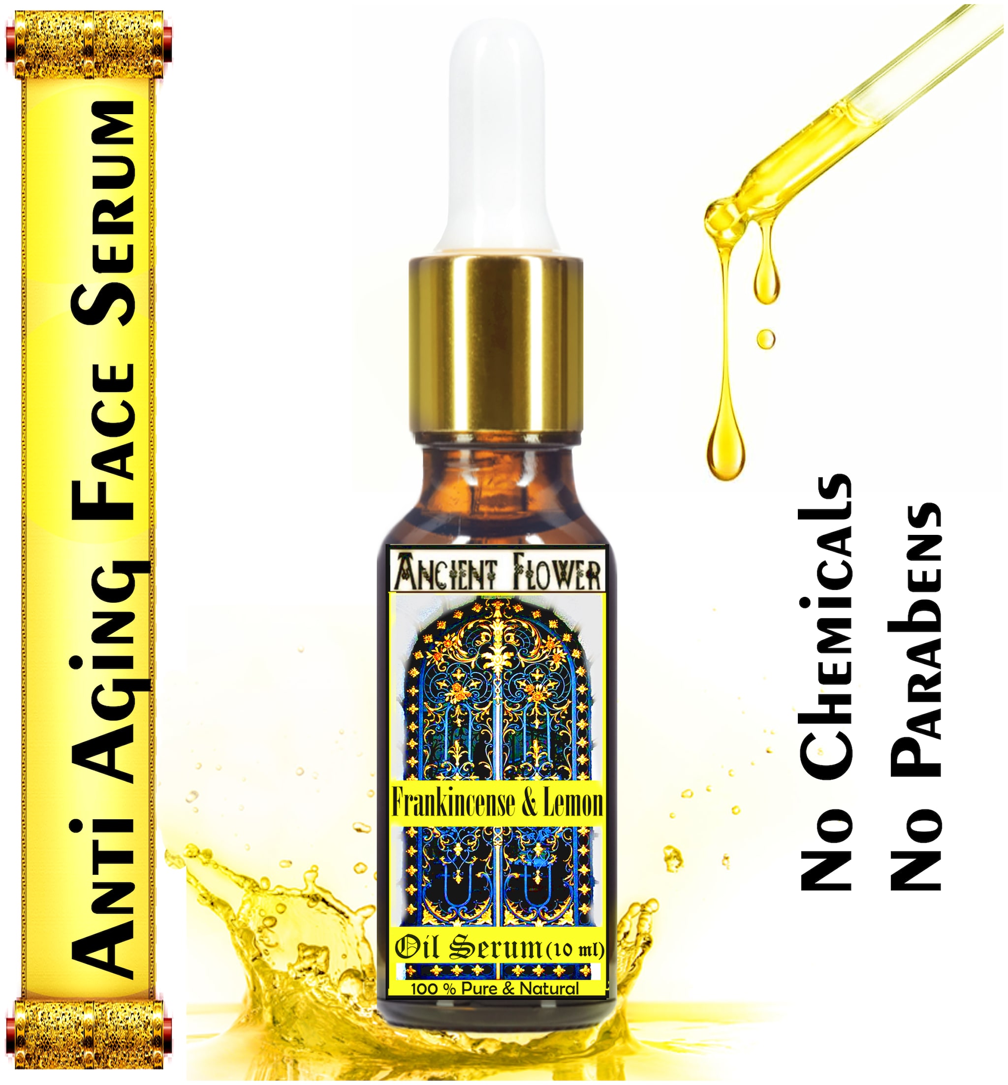 

Ancient Flower Frankincense and Lemon Face Serum (10 ml)