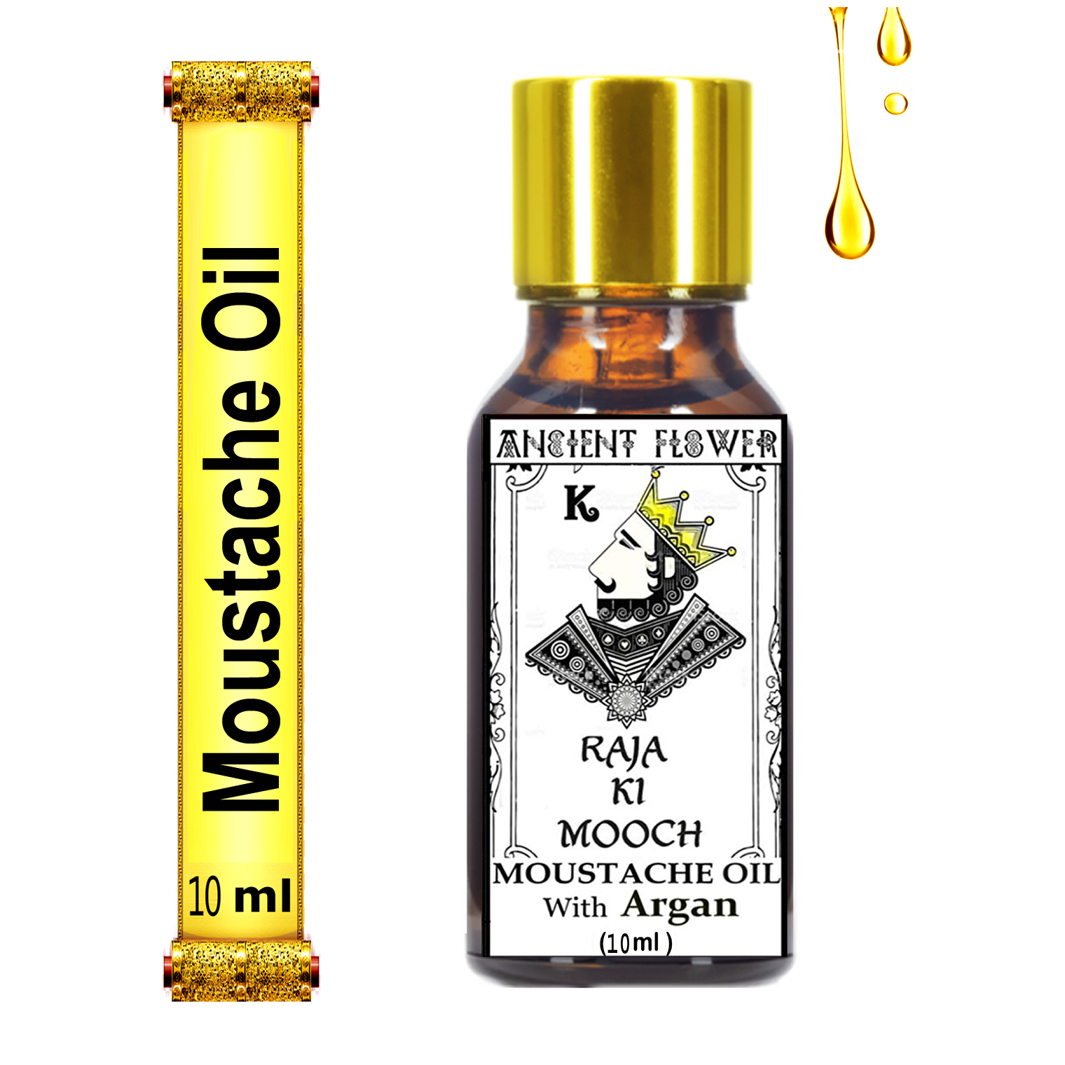 

Ancient Flower -Raja Ki Mooch Moustache Oil(10ml)
